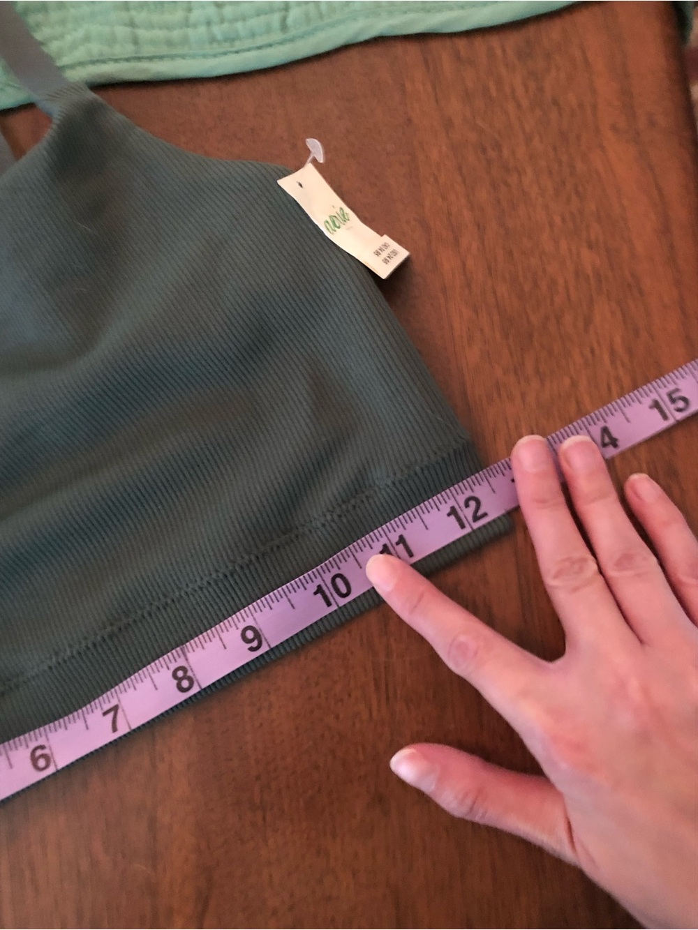 Aerie Dark Teal Sports Bra XL - Picture 5 of 5